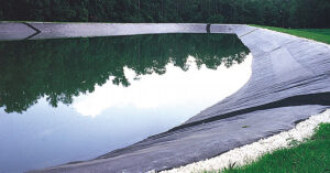 Water harvesting with dam liners